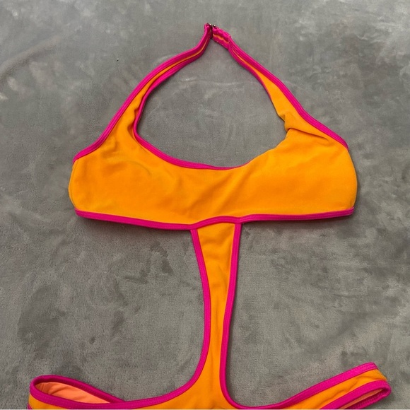New! Frankie’s bikinis Hayes Terry Monokini One Piece Swimsuit 10707 - Picture 7 of 11